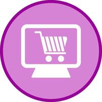 Webshop-Vektorsymbol vektor