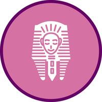 ägyptisches Gesichtsvektorsymbol vektor