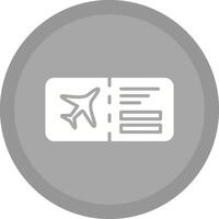 Vektorsymbol für Flugtickets vektor