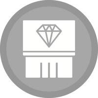 Diamant-Ausstellungsvektorsymbol vektor