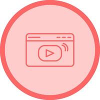 Video-Streaming-Vektorsymbol vektor