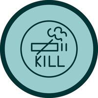rökning dödar vektor ikon