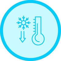 Thermometer-Vektor-Symbol vektor