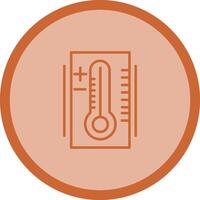 Thermometer-Vektor-Symbol vektor