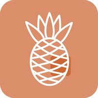 Ananas-Vektor-Symbol vektor