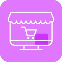 Online-Shop-Vektorsymbol vektor