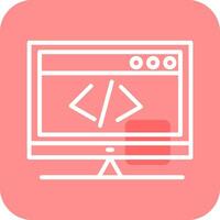 html kodning vektor ikon