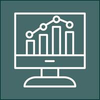 Finanzen Graph Vektor Symbol