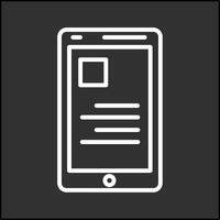 Smartphone-Vektorsymbol vektor