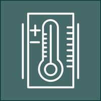 Thermometer-Vektor-Symbol vektor