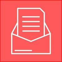 Newsletter-Vektorsymbol vektor