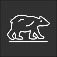 Eisbär-Vektor-Symbol vektor