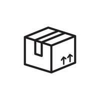 Box Symbol Vektor Design Vorlage