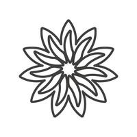 Blume Symbol Vektor Design Vorlagen