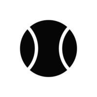 Tennis Ball Symbol Vektor Design Vorlage