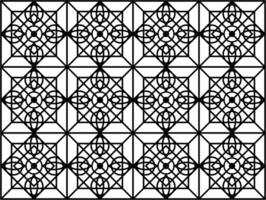 arabicum geometrisk sömlös prydnad mönster. svartvit abstrakt linje textur i arabicum stil. dekorativ årgång gitter bakgrund. abstrakt prydnad för tyg, omslag. vektor