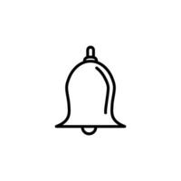 Glocke Symbol Vektor Design Vorlage