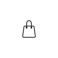 Tasche Symbol Vektor Design Vorlage