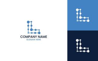 modern kreativ l logotyp design och mall. l ikon initialt baserat monogram och brev logotyp i vektor