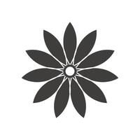 Blume Symbol Vektor Design Vorlagen