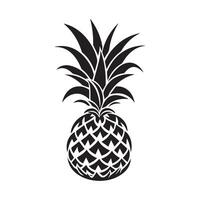 Ananas natürlich Essen Symbol. Frische Süss Kunst Vektor Design.