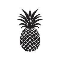 Ananas natürlich Essen Symbol. Frische Süss Kunst Vektor Design.