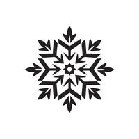 Schnee Symbol auf ein Weiß Hintergrund. Vektor Illustration im eben Stil.