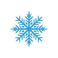 Schnee Symbol auf ein Weiß Hintergrund. Vektor Illustration im eben Stil.