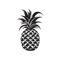 Ananas natürlich Essen Symbol. Frische Süss Kunst Vektor Design.