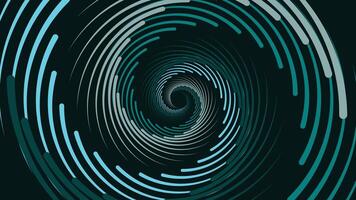 abstrakt spiral prickad vågig linje runda brådskande karaktär två Färg kontrast bakgrund vektor