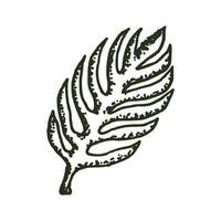 natürlich tropisch Blatt Vektor Logo Vorlage Illustration eps 10