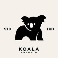 koala logotyp ikon design mall vektor med modern illustration begrepp