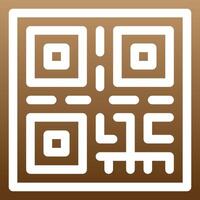 QR-Code-Vektor-Symbol vektor