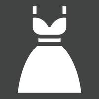 Kleid-Vektor-Symbol vektor