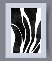 abstrakt Streifen künstlerisch Weg Mauer Kunst drucken. zeitgenössisch dekorativ Hintergrund mit Weg. Mauer Kunstwerk zum Innere Design. druckbar minimal abstrakt Streifen Poster. vektor