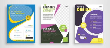 Vorlage Vektor Design zum Broschüre, jährlich Bericht, Zeitschrift, Poster, korporativ Präsentation, Portfolio, Flyer