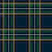 rutig sömlös mönster i skott stil. tartan. en klassisk jul geometrisk mönster. ull- blå och grön tyg. vektor