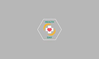 värld hälsa dag vektor illustration platt design