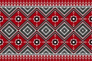 geometrisk sömlös etnisk mönster. geometrisk etnisk mönster kan vara Begagnade i tyg design för kläder, omslag, textil, broderi, matta, stam- mönster vektor