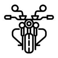 persönlich Reise Fahrzeug, Symbol von Motorrad vektor