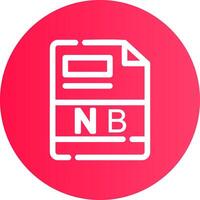 nb kreativ Symbol Design vektor