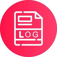 Log kreatives Icon-Design vektor