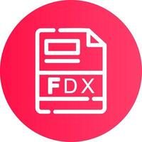 fdx kreativ Symbol Design vektor