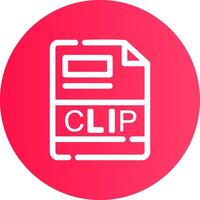 Clip kreativ Symbol Design vektor