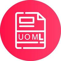 uoml kreativ Symbol Design vektor