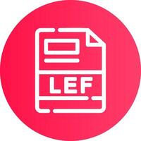 lef kreativ Symbol Design vektor