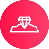 Diamant kreatives Icon-Design vektor