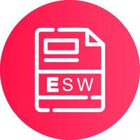 esw kreativ Symbol Design vektor