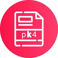 pk4 kreativ ikon design vektor