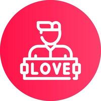 liebe kreatives Icon-Design vektor